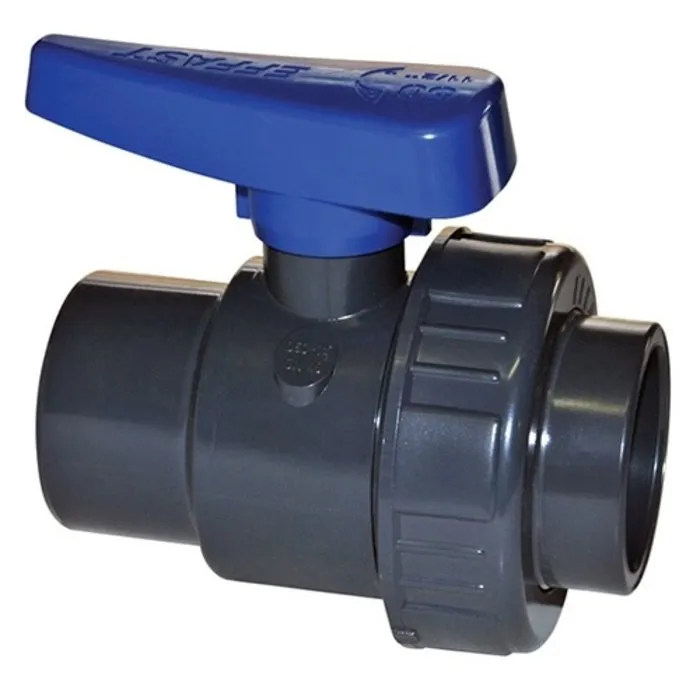 Effast Kogelkraan lijm met enkele wartel 75mm PN 16