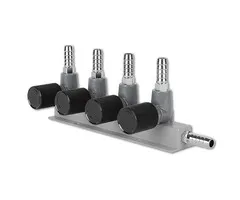 Luchtverdeler 4 weg 9 mm