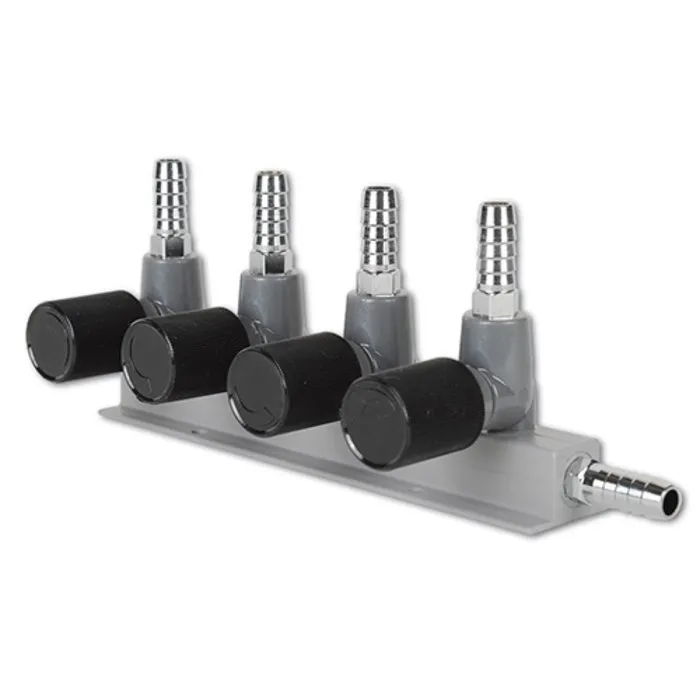 Luchtverdeler 4 weg 9 mm