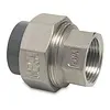 Mega Overgangs koppeling RVS naar PVC - 40 mm - 1¼" Binnendraad