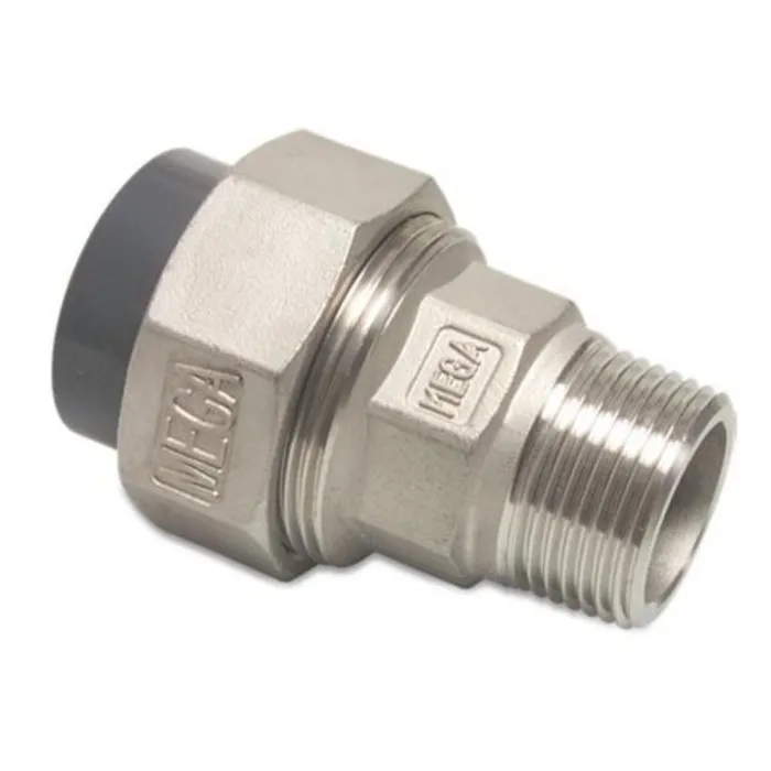 Mega Verbindingskoppeling RVS naar PVC - 63 mm - 2" buitendr.