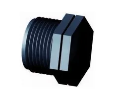 Merkloos PP Plug Buitendraad ½"