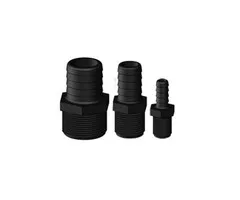 Merkloos PP Slangpilaar met Buitendraad ½" x 19 mm