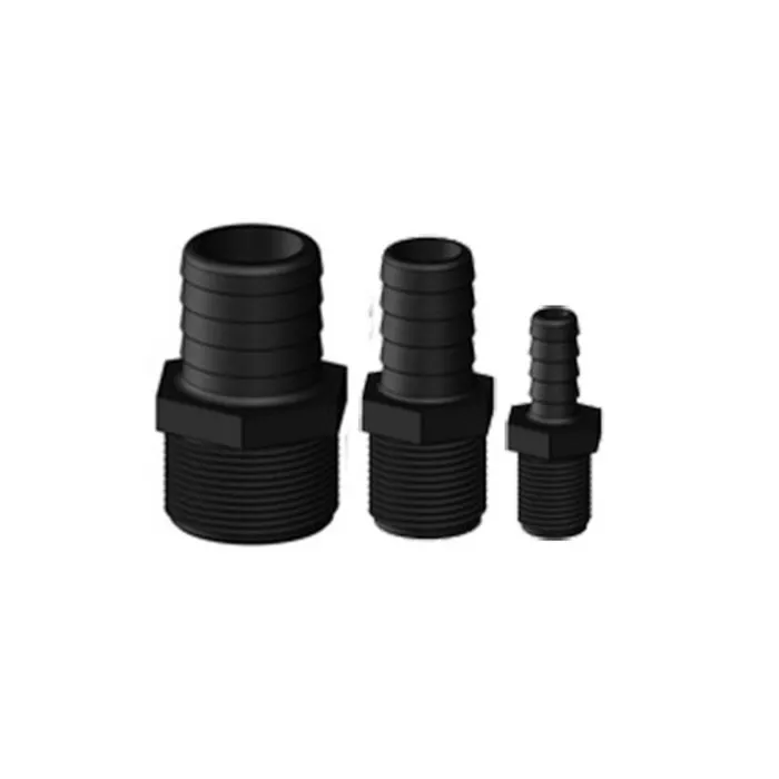Merkloos PP Slangpilaar met Buitendraad ½" x 13 mm