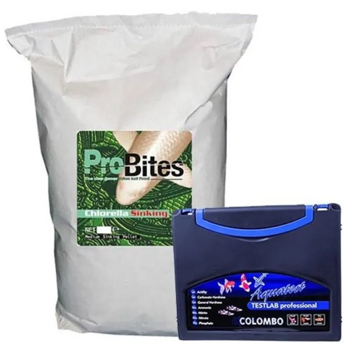 ProBites ProBites Chlorella Sinking 9 KG en Colombo Testset (actie)