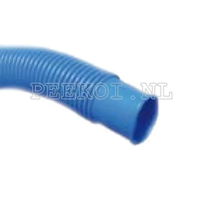 PVC - Zwembadslang met dubbele mof - 38 mm - blauw