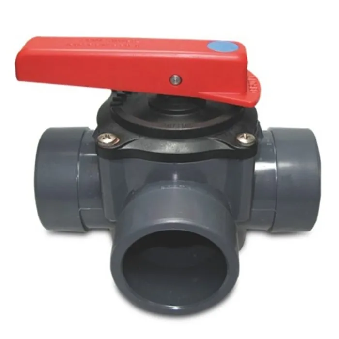 Profec Profec PVC 3-weg aansluitkraan 50/63 mm