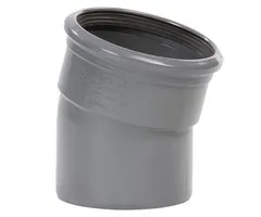 Wavin PVC Bocht Afvoer 15° 110 mm Manchet x Spie