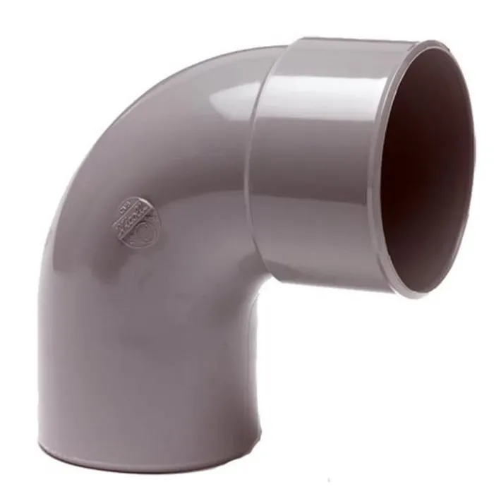 PVC Bocht Afvoer 88º 110 mm Mof x Spie