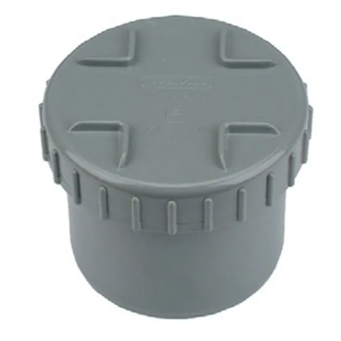 PVC Eindstuk met Schroefdeksel 110 mm