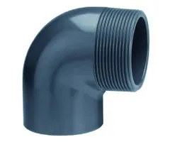 Effast PVC Knie 90° Buitendraad 32 mm x 1"