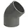 PVC Knie Druk 45º 50 mm Mega