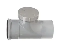 PVC Ontstoppingsstuk 110 mm Manchet x Spie