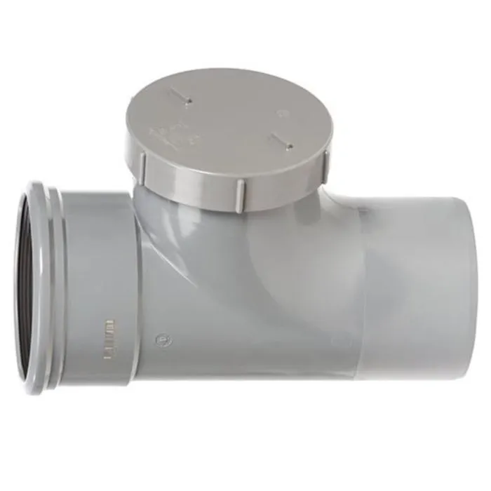 PVC Ontstoppingsstuk 110 mm Manchet x Spie