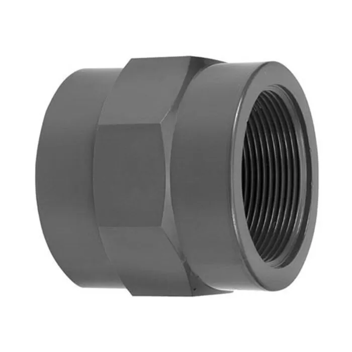PVC Schroefbus 20 mm x ½" binnendraad