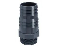 PVC Slangtule met buitendraad 16 mm x 3/8"