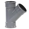 PVC T-Stuk 45° 110 mm 3 x Manchet