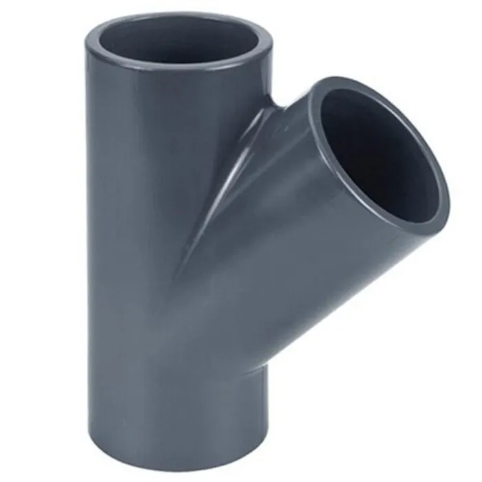 Effast PVC T-stuk Druk 45° 25 mm