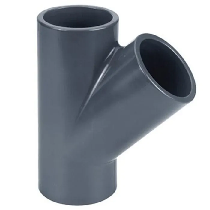 Effast PVC T-stuk Druk 45° 32 mm