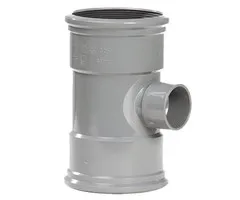 PVC Verloop T-Stuk 88° 110 mm x 75 mm