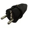 Rubber stekker met randaarde 16A 250VAC