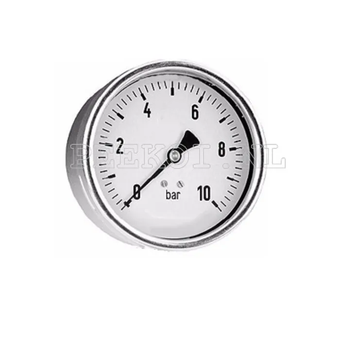 Stalen kast 63mm droog ¼" achteraansl. 0 - 10