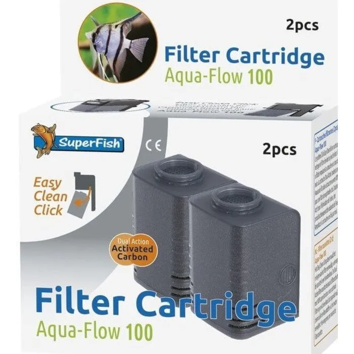 Superfish Superfish AquaFlow 100 Easy Click Cassette 2 stuks