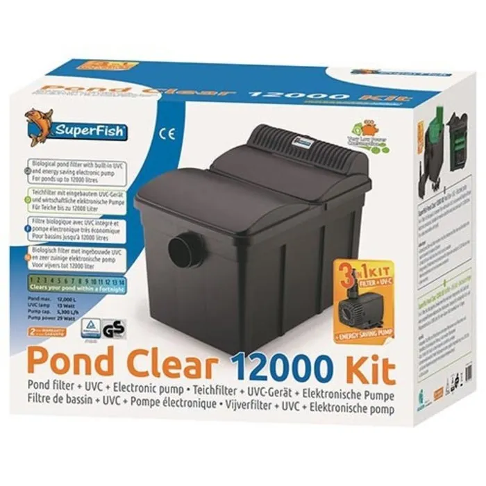 Superfish Superfish Pond Clear 12000 Kit