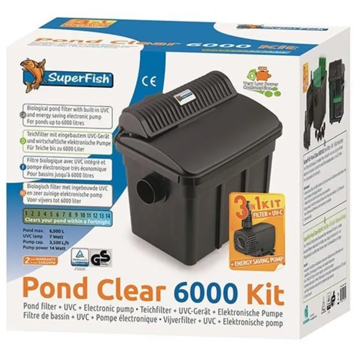 Superfish Superfish Pond Clear 6000 Kit