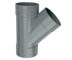 T-Stuk 45° 110 mm 3 x lijmmof