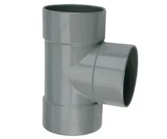 Wavin T-Stuk 88° 110 mm 3 x lijmmof