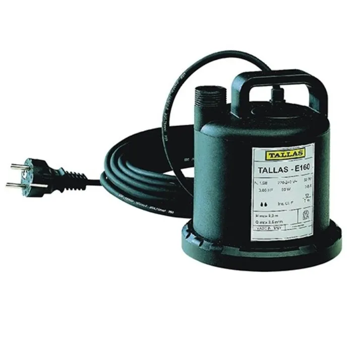 DAB Tallas E-160 Dompelpomp vlakzuigend 3 mm