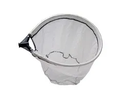 Merkloos Tele schepnet wit fijnmazig rond 35 cm excl. telescoopsteel