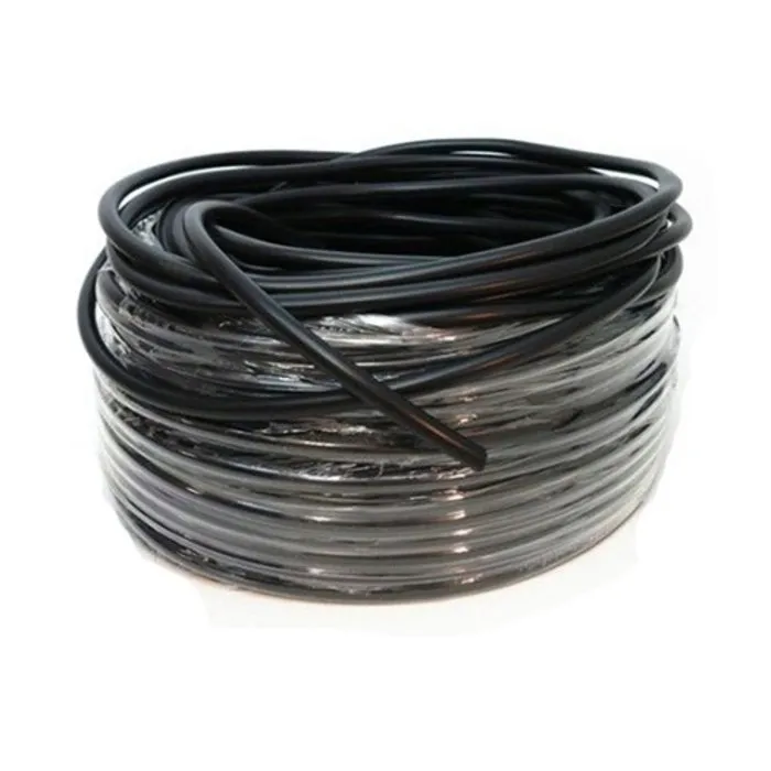 Zwarte PVC Luchtslang 4-7 mm 100 mtr
