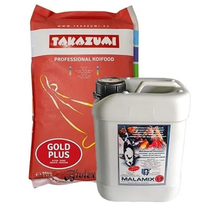 Takazumi Takazumi Gold Plus 10 KG  en Malamix 17 2,5 ltr