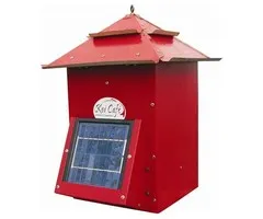 Koi Café Koi Cafe Rood Met Zonnepaneel