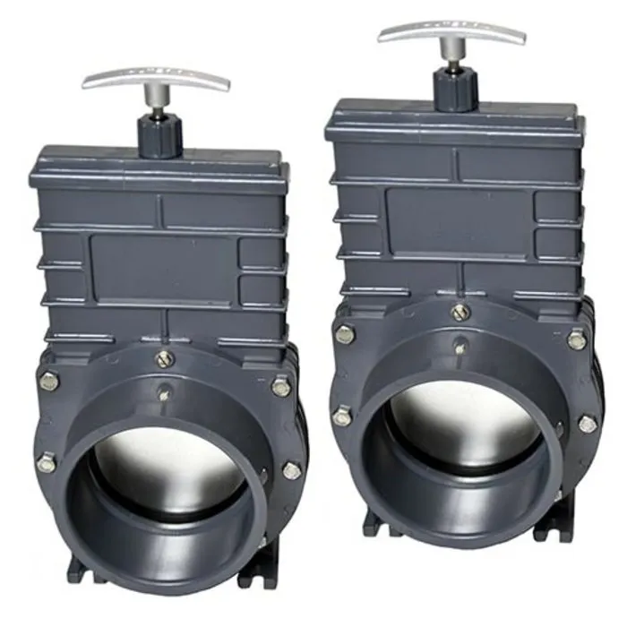 Valterra Valterra PVC Schuifkraan 110 mm met RVS Schuif, 2 stuks