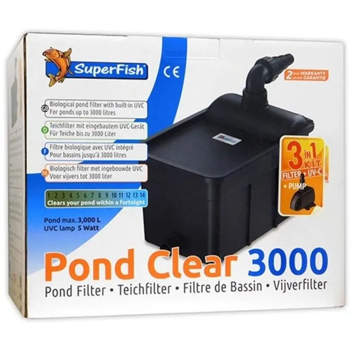 Superfish Superfish Pond Clear 3000 Kit