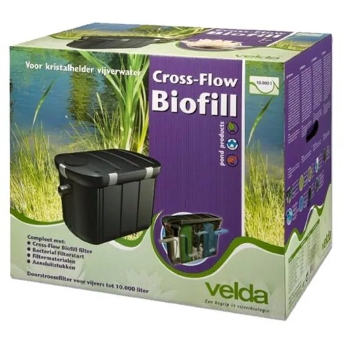 Velda Velda Cross-Flow Biofill + 18 Watt UV-C voor 10000 liter