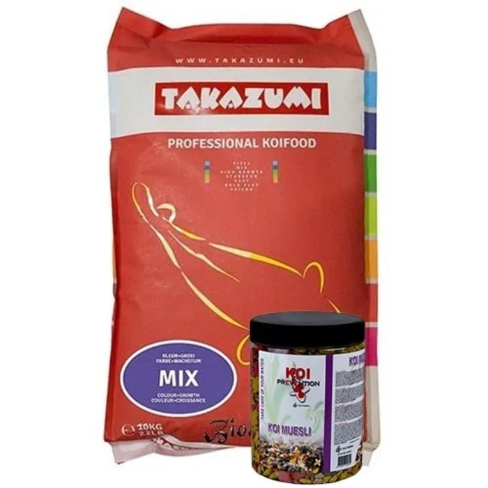 Takazumi Takazumi Mix 10 KG + Koi Muesli 500 gram