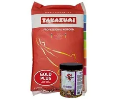 Takazumi Takazumi Gold Plus 10 KG + Koi Muesli 500 gram