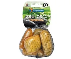 Superfish Superfish Zen Deco Pebble Geel M 5 stuks