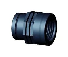 Merkloos Verloopsok 1" x ½" binnendraad PP