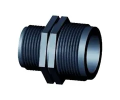 Merkloos Verloop nippel 2 x buitendraad = 2" x 1½"