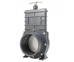 Valterra Valterra PVC Schuifkraan 90 mm met RVS Schuif