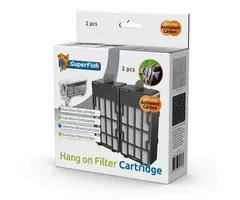 Superfish Superfish Hang On Filter Cartridge 2 stuks