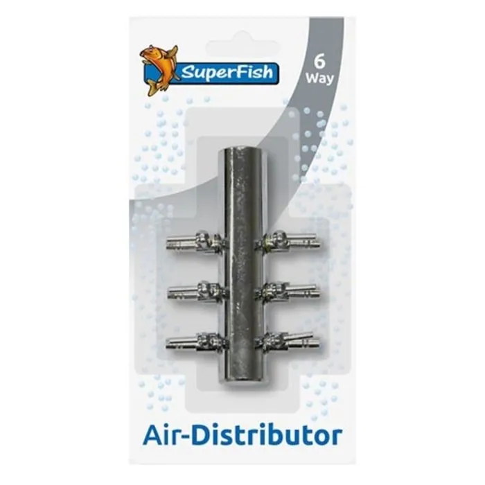Superfish Superfish RVS Luchtverdeelstuk 6 uitgangen