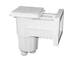 Mega Wandskimmer Groot (beton / foliewand) WIT