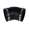 Air Aqua Flexibel Bocht 45 graden 90 mm
