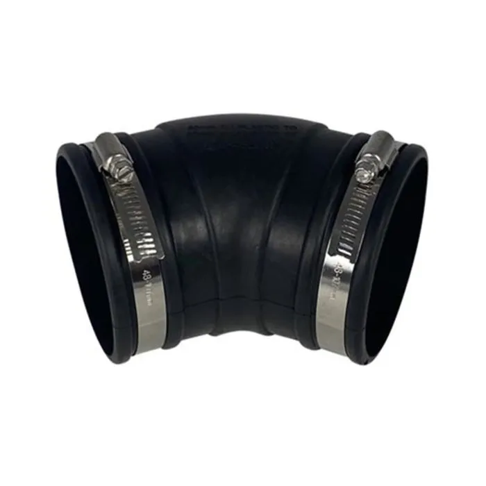 Air Aqua Flexibel Bocht 45 graden 90 mm